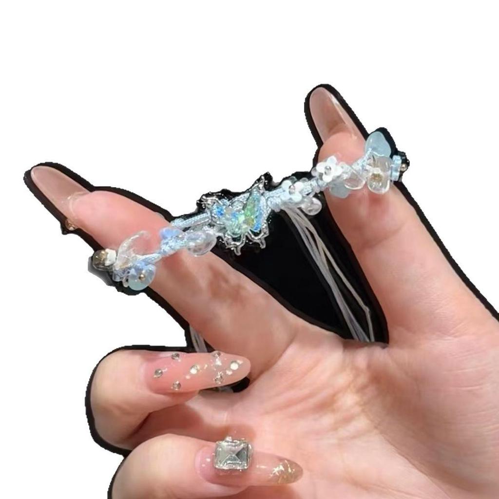 Blue Butterfly Handmade Friendship Bracelet