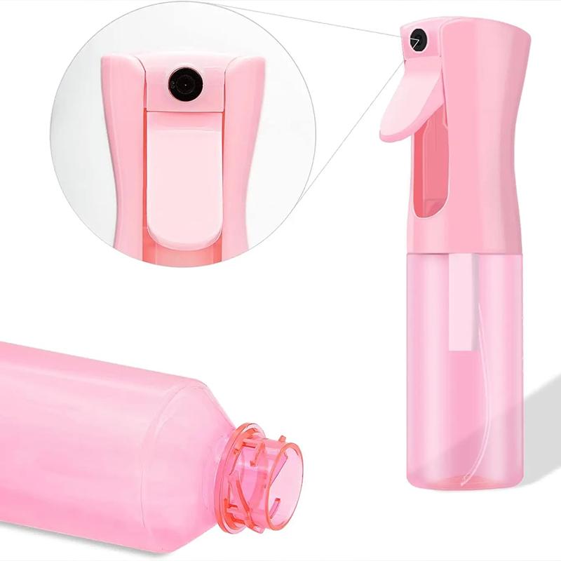 Refillable Skin CareShowering Pets Black 200ML Empty Spray Bottles Continuous Spray Bottle for Hair Spray Water Bottle Fine Mist