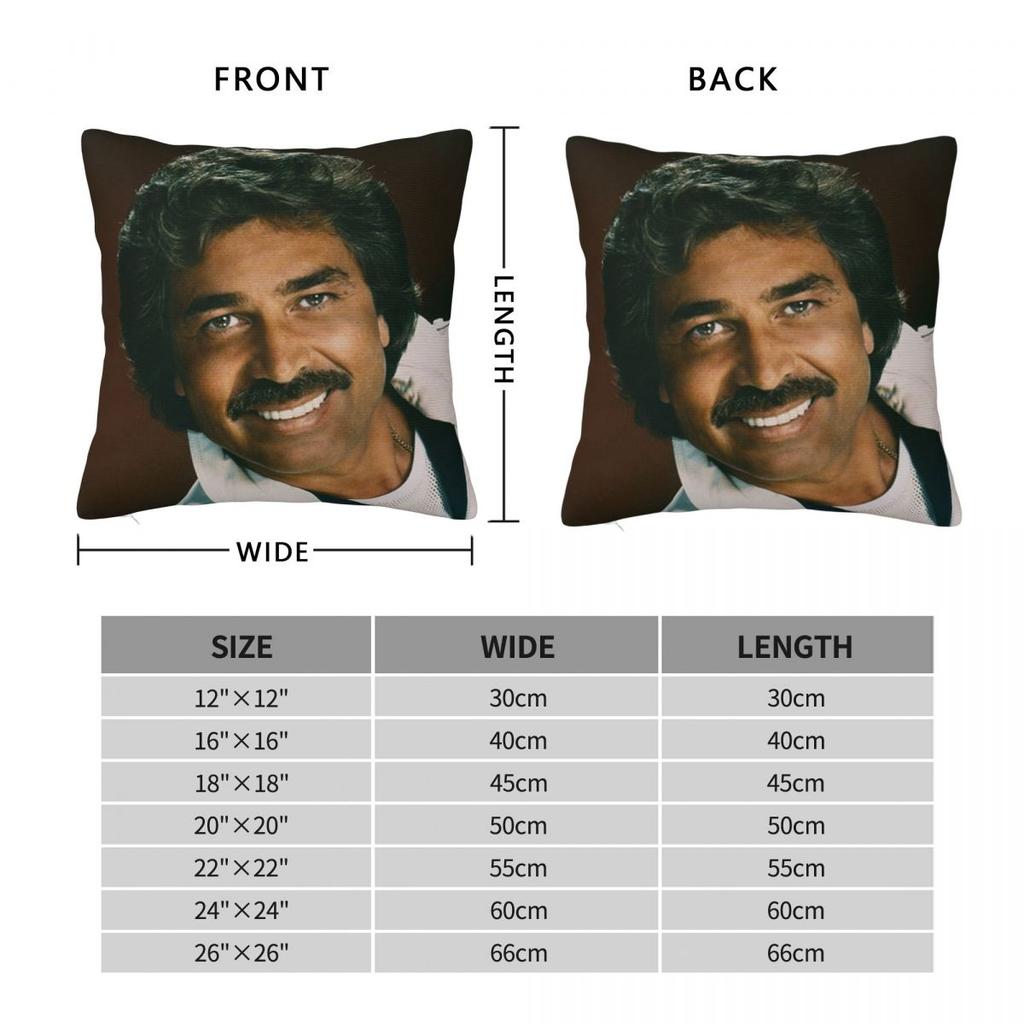 Engelbert Humperdinck Singer Square Pillowcase Polyester Linen Velvet Printed Zip Decor Throw Pillow Case Home Cushion Case
