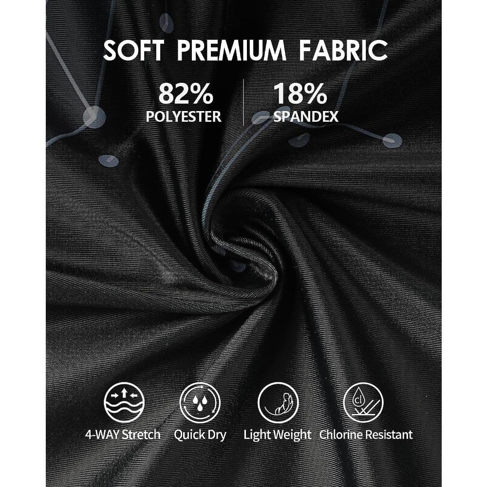 CHARMLEAKS Einteiliger Sport-Badeanzug für Damen, Slim-Fit-Bademode für den Bauch