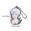 1/2Pcs The Summer Hikaru Died Tsuji Nakayoshi Keychain Anime Acrylic Pull-Out Tear Keyring Creative Key Holder Phone Pendant