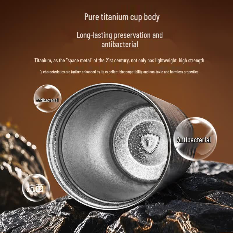 FUGUANG Pure Titanium Coffee Cup