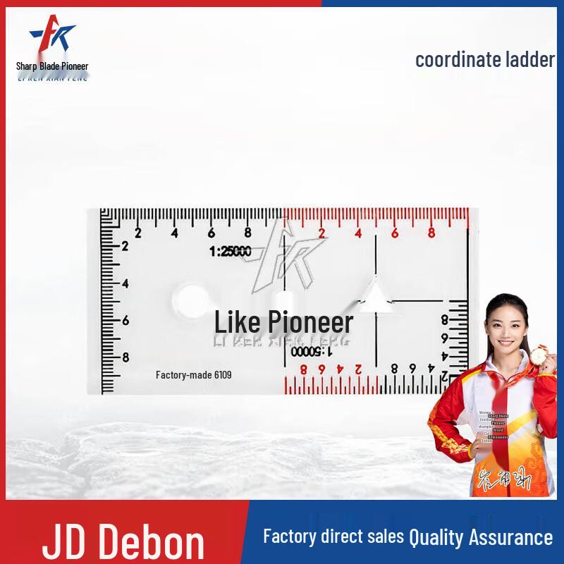 Blade Pioneer F-Style Military Map Scale Rulers