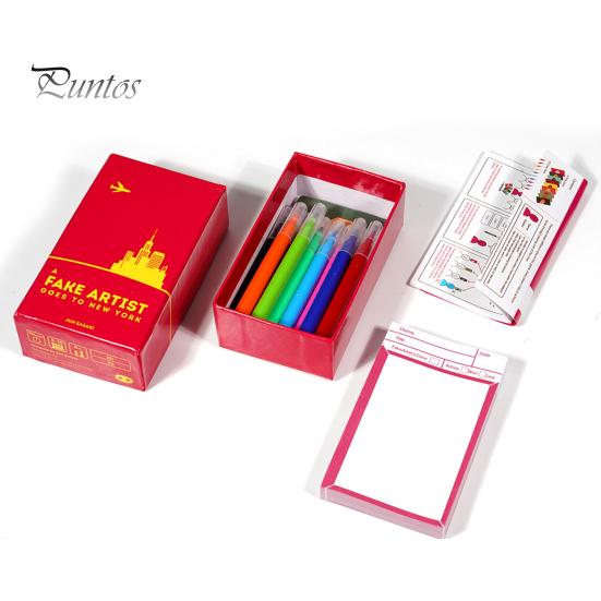 A Fake Artist Goes To New York Christmas Stocking Stuffer or Secret Santa Gift Party Drawing Game for 5-10 Players