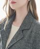 Slowlolli [50% Wool] Wool Herringbone Jacket