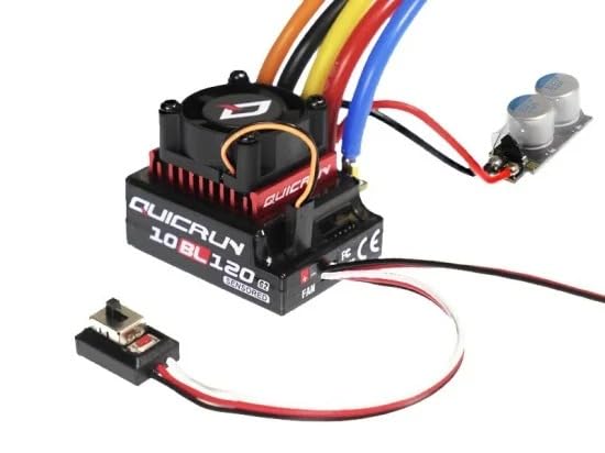 

HOBBYWING QuicRUN-10BL120-G2-SENSORED BEC with Built-in 4A/6V-7.4V [for 1/10 Scale] Hobbywing RC Model QuicRUN 10BL120G2 Mid-Class Boost Turbo