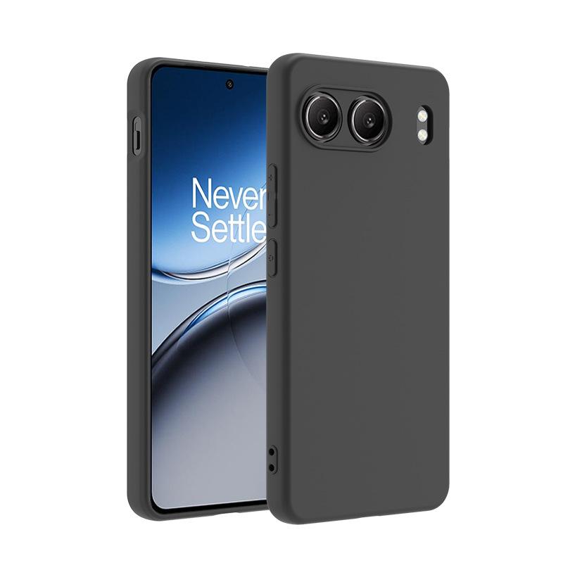 

Silicone Phone Case for OnePlus Nord 4 Shockproof Matte Bumper Soft Cover Cases for OnePlus Nord CE 4 Lite CE3 2 5G Protective Oneplus nord CE3 чёрный