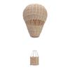 Woven Hot Air Balloon Handcrafted Exquisite Details Rattan Weaving Decoration for Kids Room Party Photo Prop