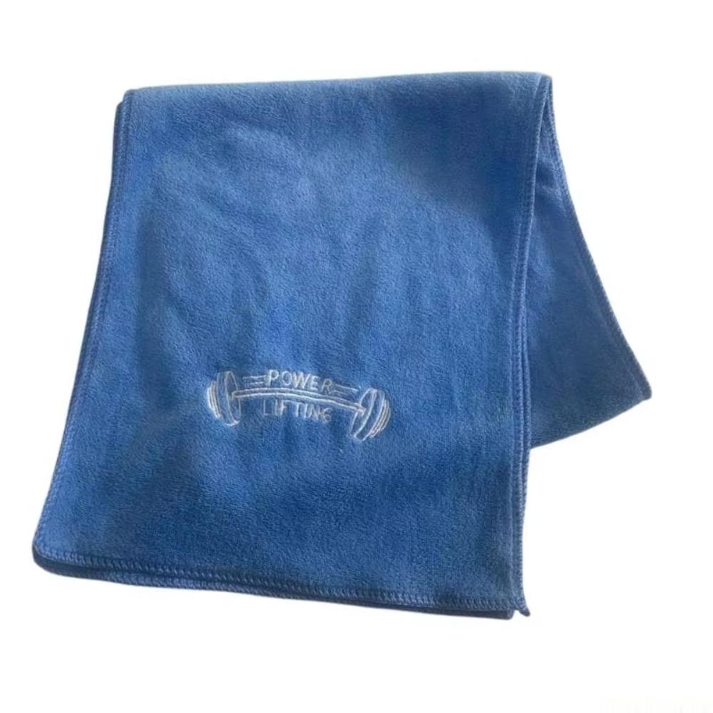 

Quick-Dry Sports Towel Lightweight Microfiber Towels Portable Absorbent Towel Outdoor Camping синий
