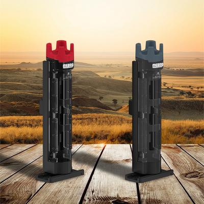 Portable Fishing Box Rod Stand Plastic Fishing Rod Barrel Holder Adjustable Fishing Box Pole Display Bracket Tackle Accessories