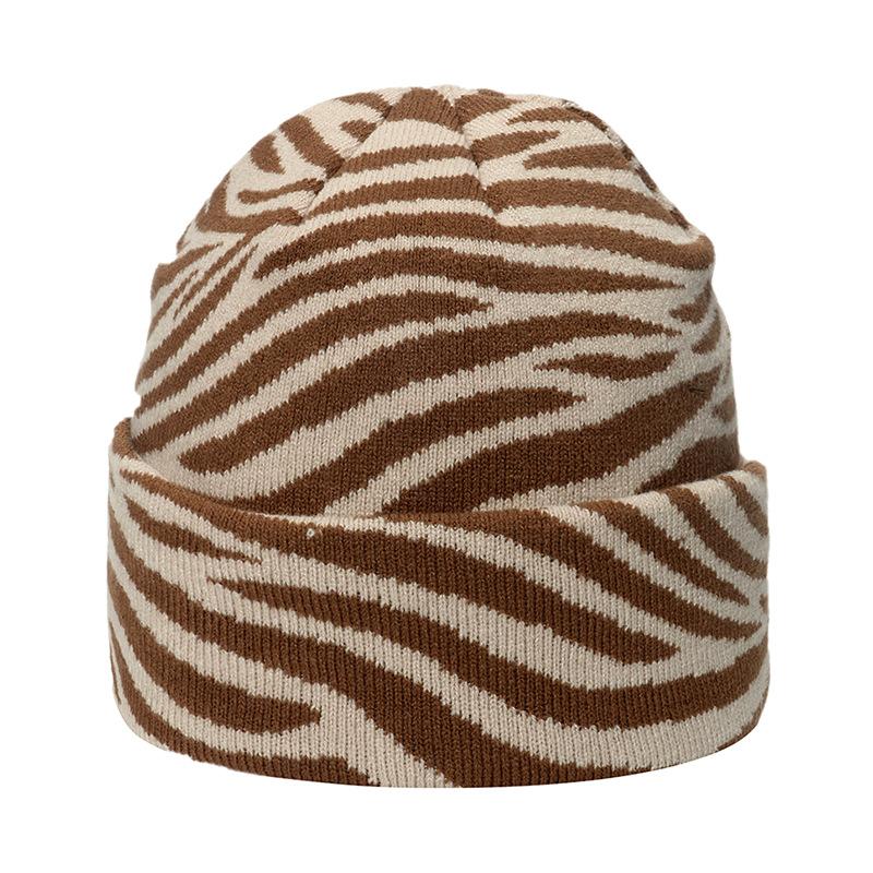 2025 Wool Hat Autumn and Winter New Outdoor Leisure Ski Hat Cold Hat Warm Jacquard Camouflage Knitted Hat Men