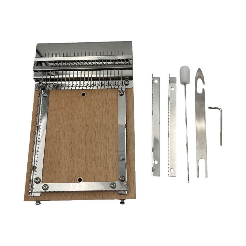 

Metal Tapestry Machine Set with Simple Setups for Home Decoration Projects Including Scarves and Table Linens 1