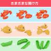 La Gacela Pretend Play Set with Storage Kitchen Pretend Luxury Birthday Kitchen Toy 55-Piece Vegetables, Fruits, Tableware, Seafood, Basket, Toy,