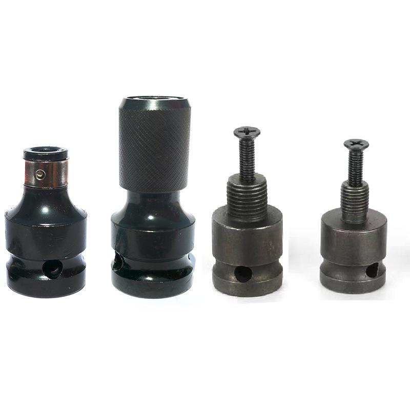 Adaptador de Portabrocas para Llave Eléctrica, Cabezal de Conversión Hexagonal de 1/2 a 1/4