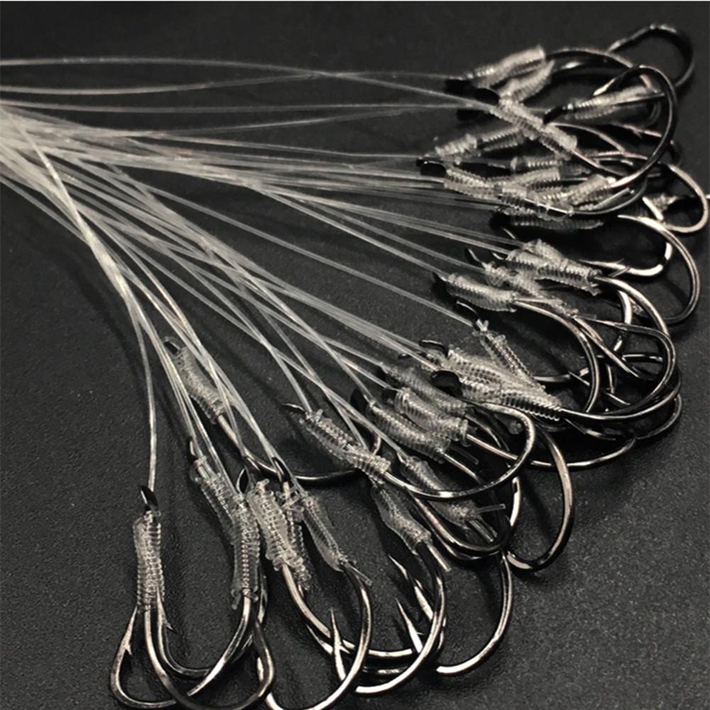 Hook Fishhook Hook Tackle With Line Tied 50pcs Carp