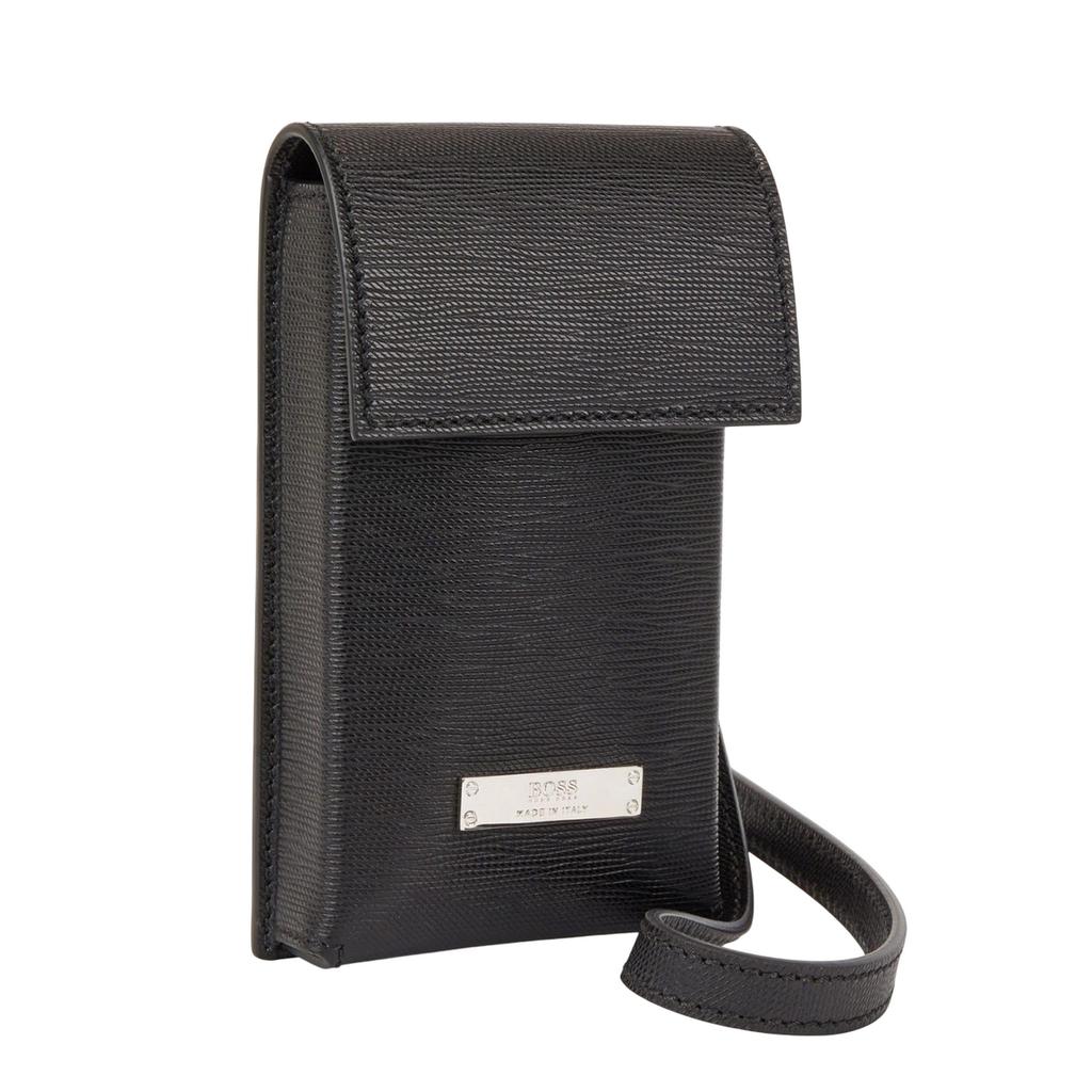 Hugo Boss GalleryA Italian Leather Neck Pouch