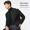 Goldlion Men's Outdoor Stand Collar Wool Blend Jacket