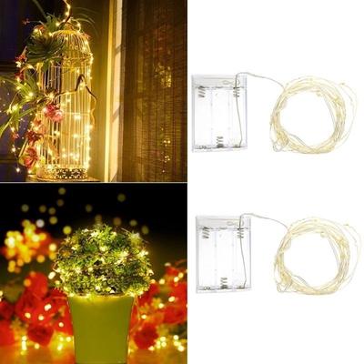 LEDs Battery Operated Mini LED Copper Wire String Fairy Lights