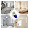 ABS Wall Mount No-Drill Hooks Key Chain Storage Rack Strong Self Adhesive Coat Hat Hanger Girl Child Room Decoration Holder