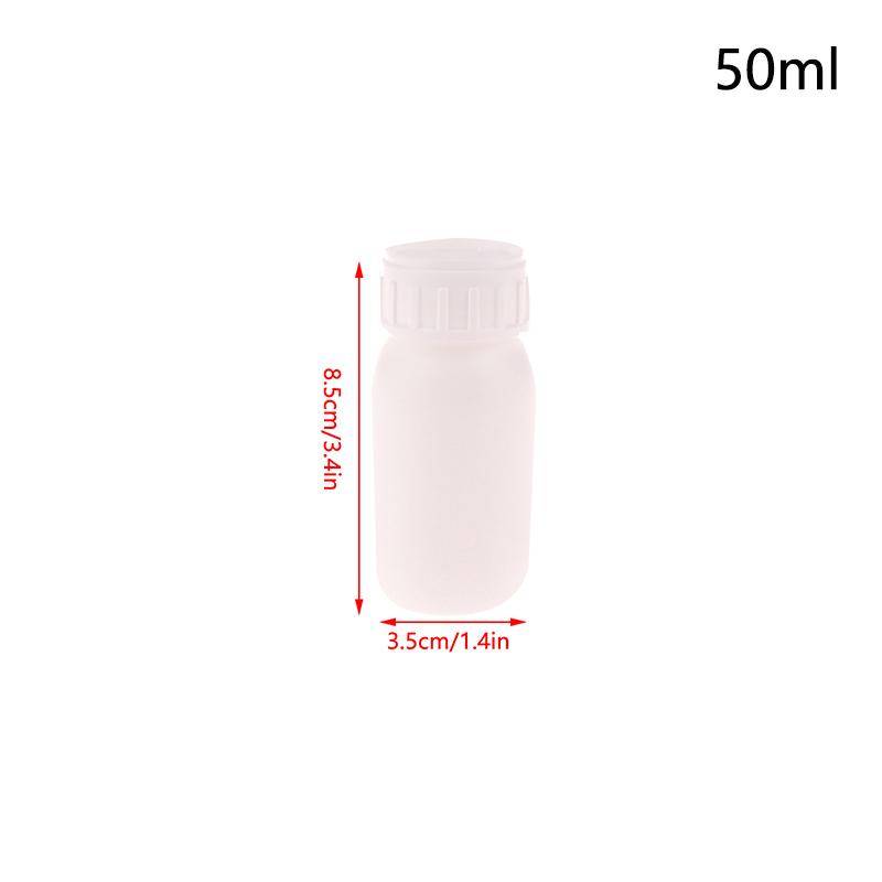 10Ml-1000Ml Plastic Hdpe White Empty Seal Bottles Pill Vials Tablet Capsule Solid Powder Portable Containers