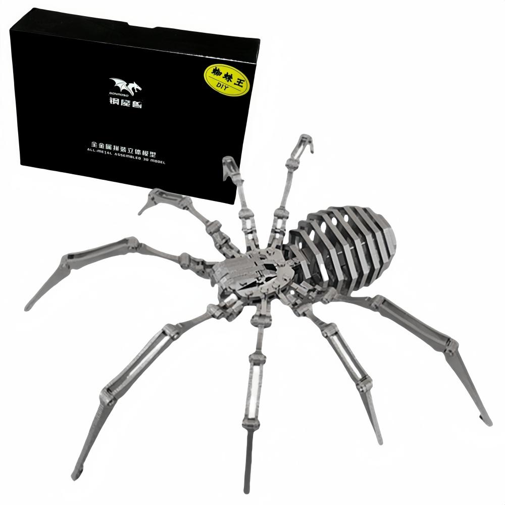 Spider 3D Metal Puzzle Assembly Model, Mechanical Assembly DIY Handmade Jewelry, Birthday Holiday Gift