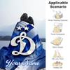 Custom Name Dynamo Moscow Football Blanket Flannel Blanket for Camping, Hiking, Garden Parties, Picnic Essentials,gift for family and friend