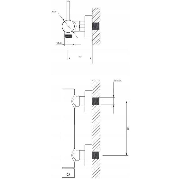 Mixer Omnires Y Black Y1240Bl
