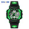 Shuaike 936 Kinder Bewegungs 5Atm Wasserdicht Analog Digital Sportuhr Rund Kunststoff Modeuhr