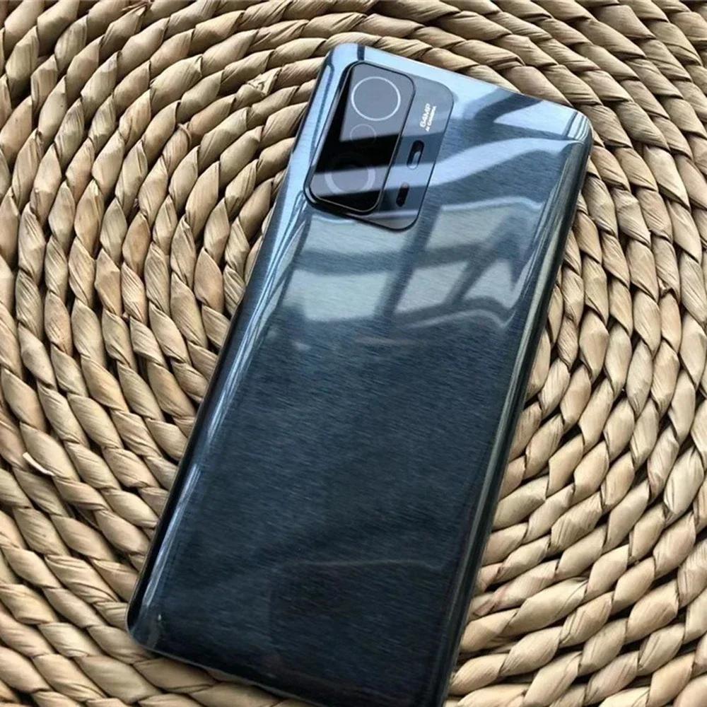 Parts Transparent Glass Battery Back Cover for Xiaomi 11T Pro Replacement+Adhesive Sticker for Xiaomi 11T Mobile Phone