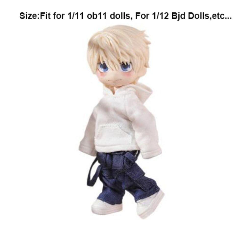 Fashion Hoddies Tops 1 Colors Gift Clothes Casual Wear Clothes Accessories for 1/11 Ob11 Dolls For 1/11 Bjd Dolls