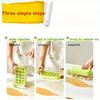 2 in 1 Touch-Free Ice Cube Tray Water Bottle Sippy Cup Press Deicing With Lid Capacity Ice lattice Mold Outdoor Drink Container