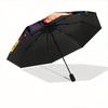 1pc Demon Slayer Pattern Automatic Umbrella is Fashionable and Good-Looking, Suitable for Travel and Daily Use.Y029