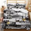 3D Architectural Landscape Home Bedding Set Single Bed Double Bed Full Size Pillowcase and Quilt Cover 2/3pcs Gift