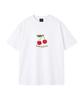 WILDROCK Juicy Cherry Pigment Oversized Short Sleeve T-Shirt (Cropped) (Type B)