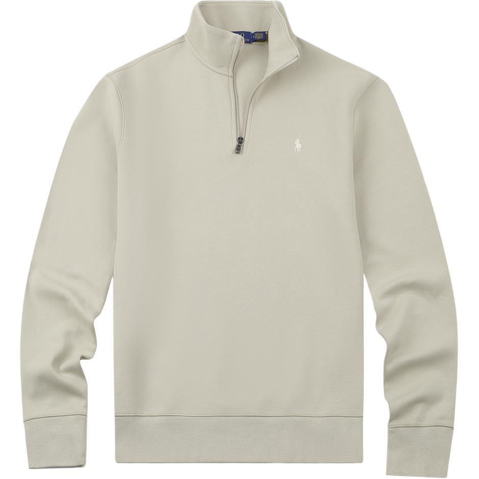 Polo Ralph Lauren Solid Color Embroidered Logo Quarter-Zip Sweatshirt Men Sweatshirts 710905382-015