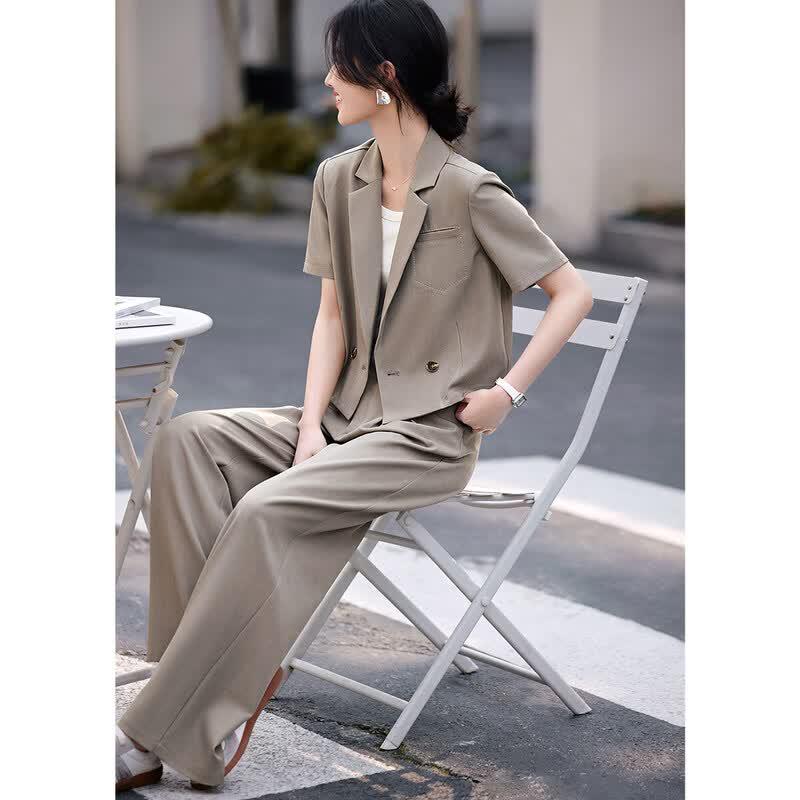 XWI Women's Summer Short-Sleeve Suit Set