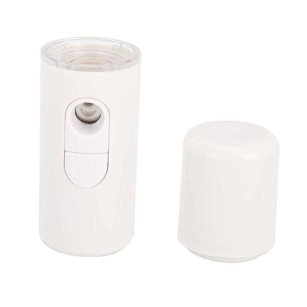 Nano Mist Sprayer Deep Hydrating Portable USB Face Steaming Skin‑Care Humidifier(White )