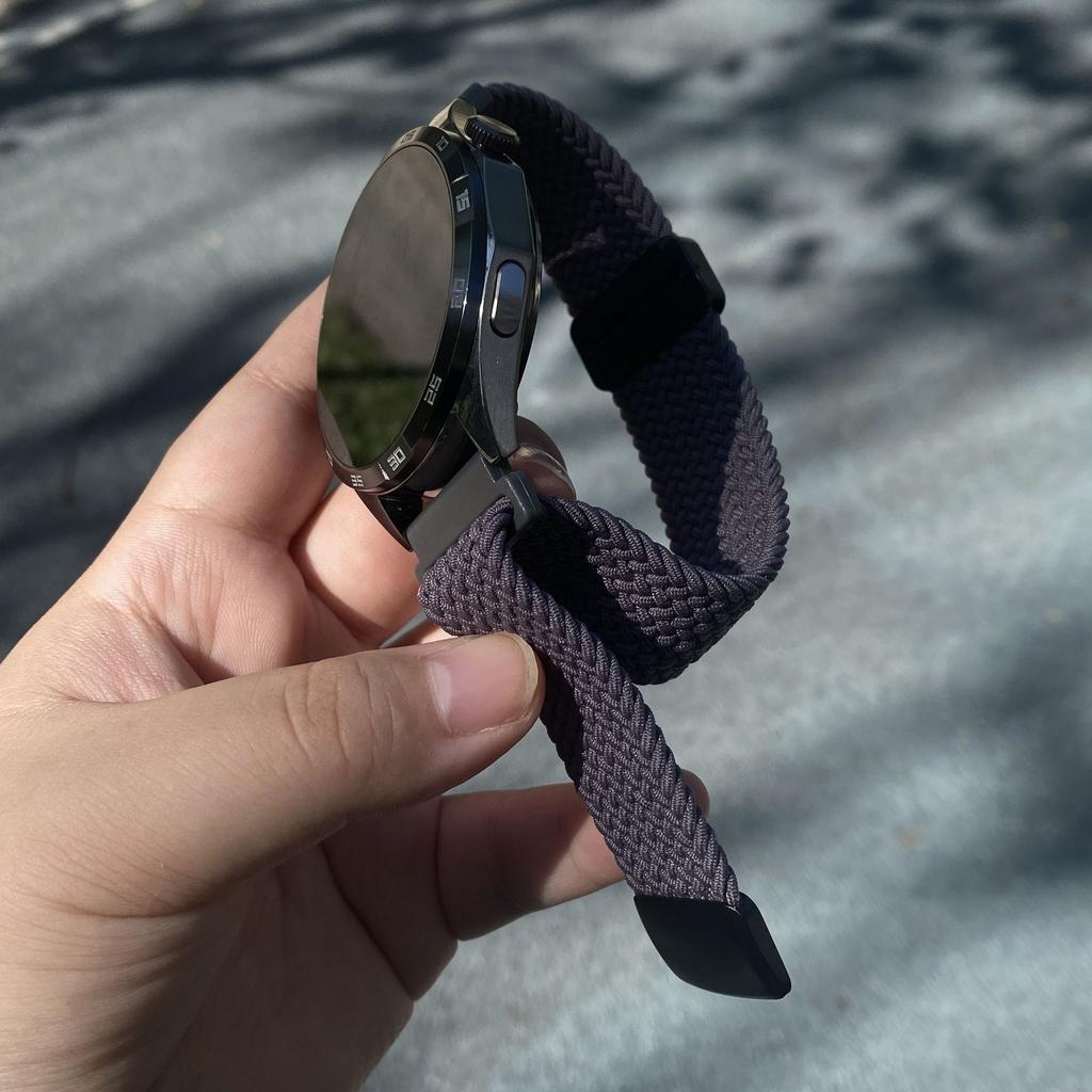 20mm 22mm Universelles Nylon Uhrenarmband - Nylon Magnetverschluss Elastisch Gewebt Smartwatch Ersatzband für HUAWEI Watch Samsung Galaxy Watch Amazfit