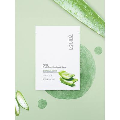 Daiso Ogród Botaniczny Aloe Fresh Łagodząca Maseczka w Płachcie