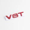 2026 Hot Metal Car Fender Side Emblem V6T V8T Logo For Audi S4 A4 B7 V6T Sticker A6 Golf 4 C7 SQ7 Q8 R8 S8 RS8 V8T Badge Accessories