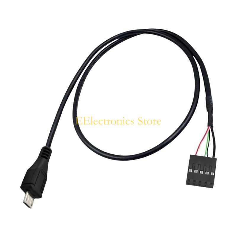 B03C 50cm USB 2.0 Mini 5Pin Male to 9Pin Female Header Cable Motherboard Header
