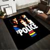 Cartoon Character with Energetic Expressions Non-slip Rug Suitable for Living Room and Bedroom Sofas