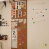 Self-Adhesive Felt Wall Stickers for Photo Display and Decoration