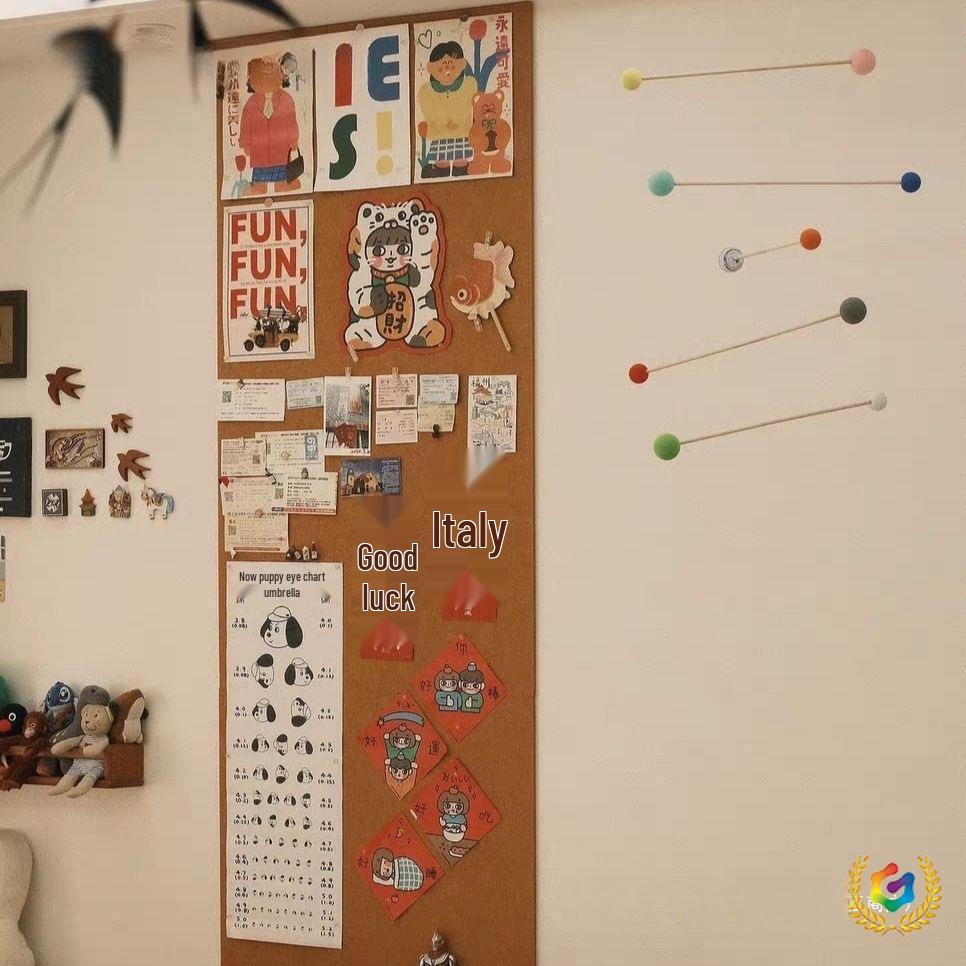 Self-Adhesive Felt Wall Stickers for Photo Display and Decoration