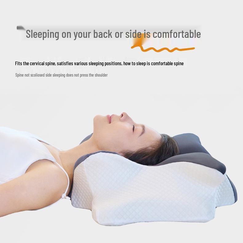 Butterfly Memory Foam Pillow for Neck Support and Deep Sleep