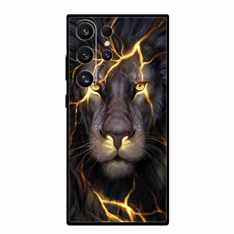 Animal Patterns Case For Samsung S26 S25 S24 Pro Phone Cover S23 FE S22 Plus Ultra Protector Bumper Galaxy S 25 Edge 26 24 23 22