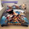 3pcs Moana Adventure Printed Quilt Set, Includes 1 Quilt Cover and 2 Pillowcases, Machine Washable, Suitable for All Seasons.Q068
