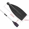 Durable Lightweight Boat Paddle Blade Leaf Oar Replacement Accessories Black