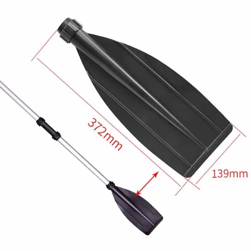 Durable Lightweight Boat Paddle Blade Leaf Oar Replacement Accessories Black