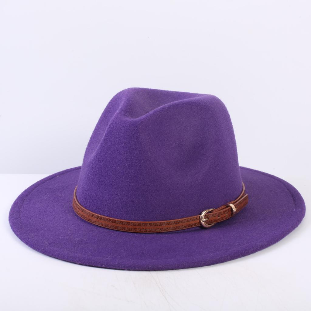 Popular European and American classic simple flat-brimmed top hat men's and women's fashionable and elegant versatile jazz hat top hat